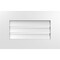 Ekena Millwork Vertical Surface Mount PVC Gable Vent: Functional, w/ 3-1/2"W x 1"P Standard Frame, 22"W x 14"H GVPVE22X1401SF - alternate 1